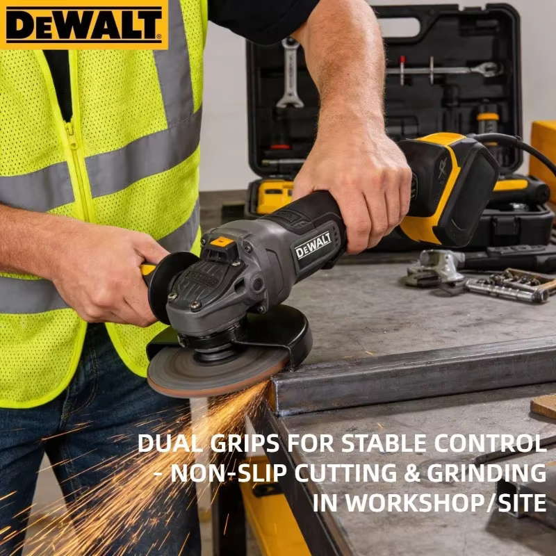 DEWALT DCG406 Meuleuse d'angle à tête plate 125 mm