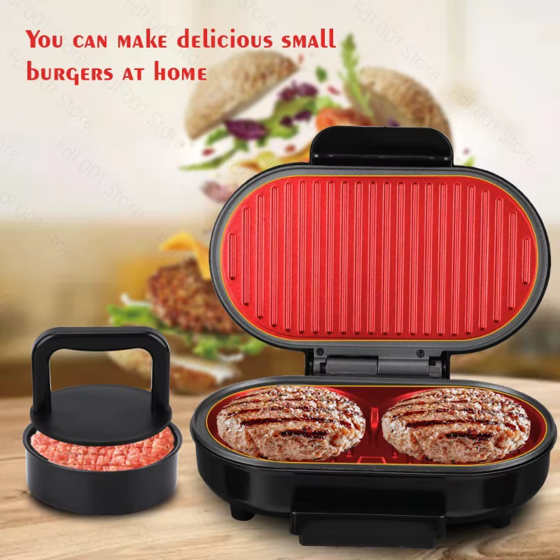 Machine à sandwich multifonctionnelle, machine à frire électrique domestique, machine à petit-déjeuner, machine à steak, grille-pain