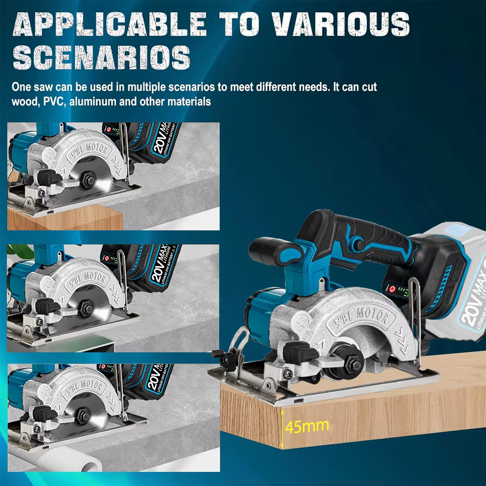 Makita-Scie circulaire électrique aste sans balais