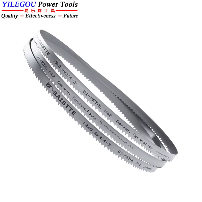 2160 2360 2460 2560 2720 2930mm M42 lames de scie à ruban bi-métal 19x0.9mm lame