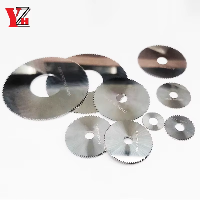 YZH lame de scie circulaire fraisage outil de coupe 10mm 13mm 16mm 20mm 25mm 40mm 45mm 50mm épaisseur H0.2-H4mm CNC pour l'acier