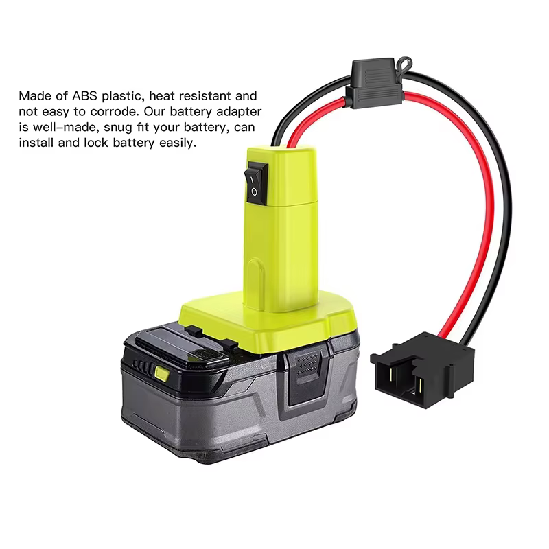 Adaptateur de batterie pour batterie Ryobi ONE + 18V Nimh/Nicd/Li-ion