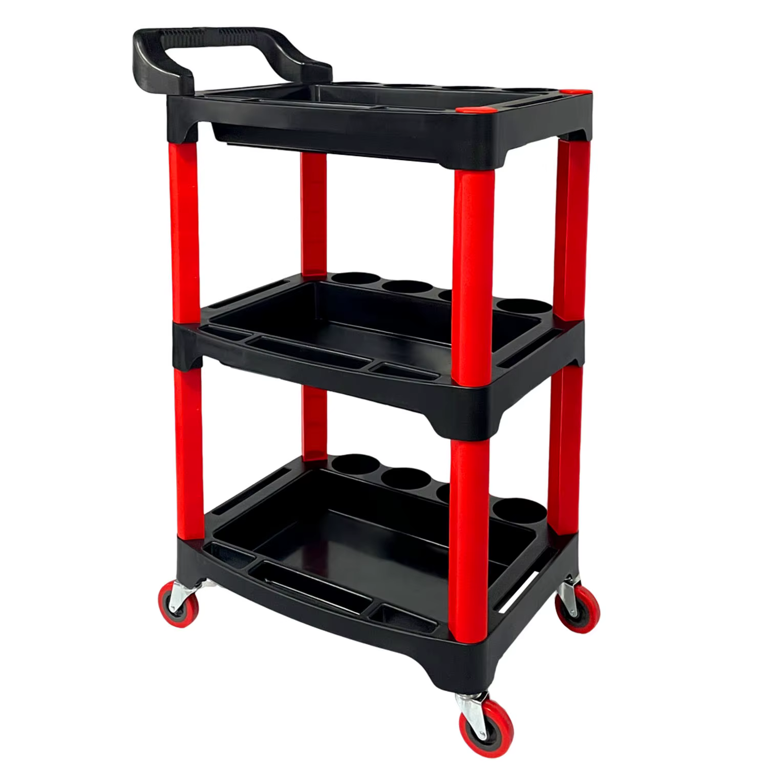 Chariot de rangement pour outils de réparation et de lavage de voiture