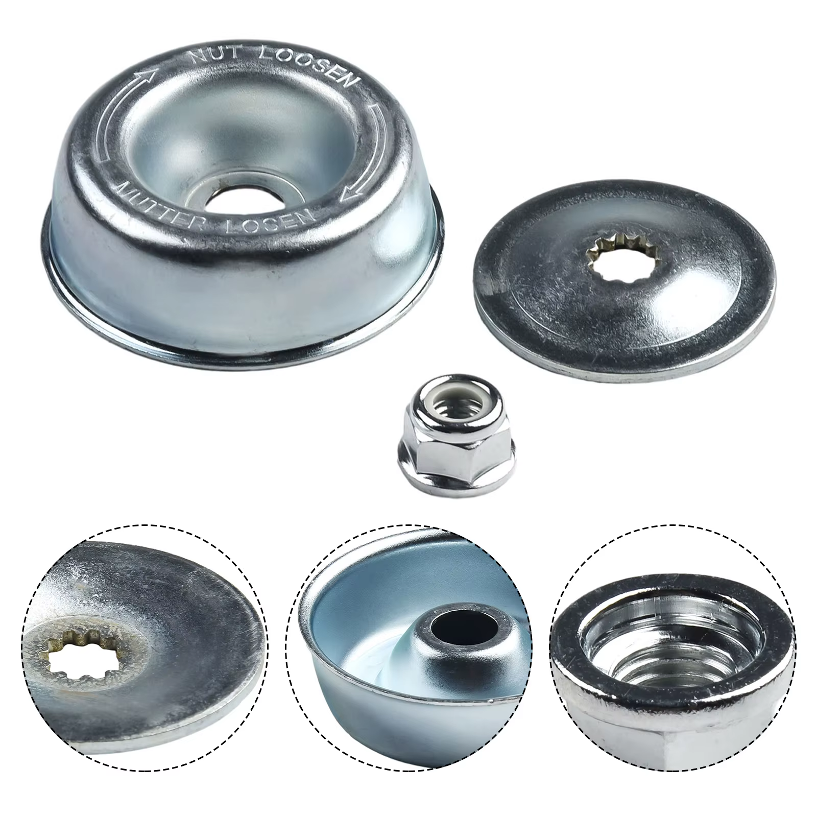 Kit de fixation de lame métallique pour débroussailleuse STIHL FS350 FS360 FS400 FS410 FS450 FS410C FS460C FS480 FS490C