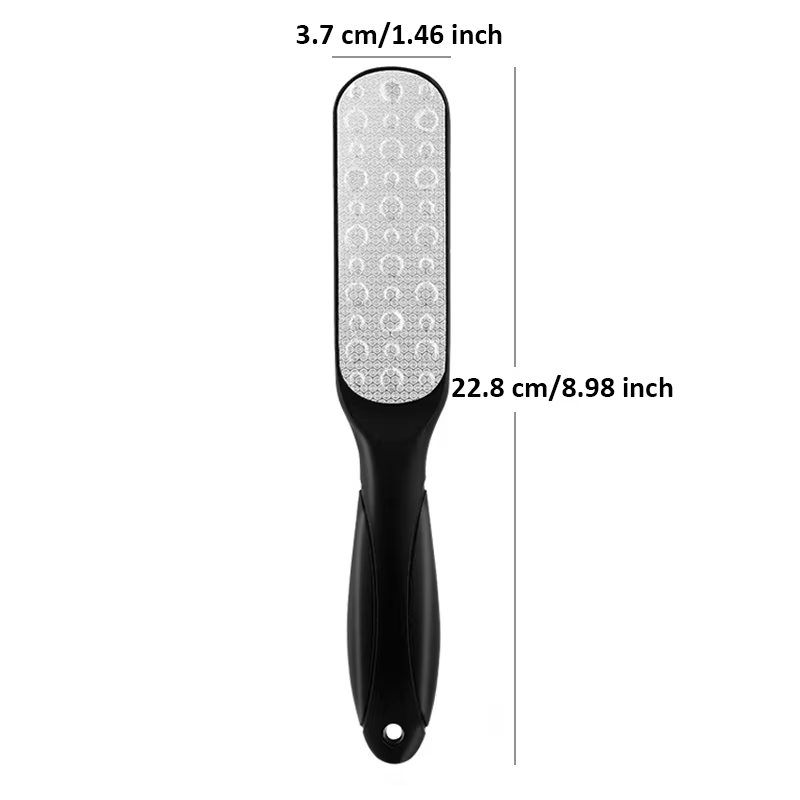 Lime à pieds double face pour l'élimination des callosités, outils de pédicure professionnels, grattoir calleux, ponceuse, lime à talon, fréquence de la peau, haute qualité