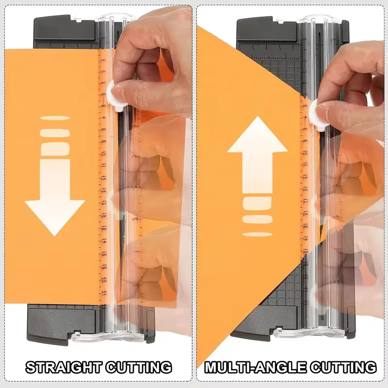 Coupe-papier de rentrée scolaire – Ciseaux élégants A4/A5 pour scrapbooking, bureau et artisanat, outil durable toutes saisons