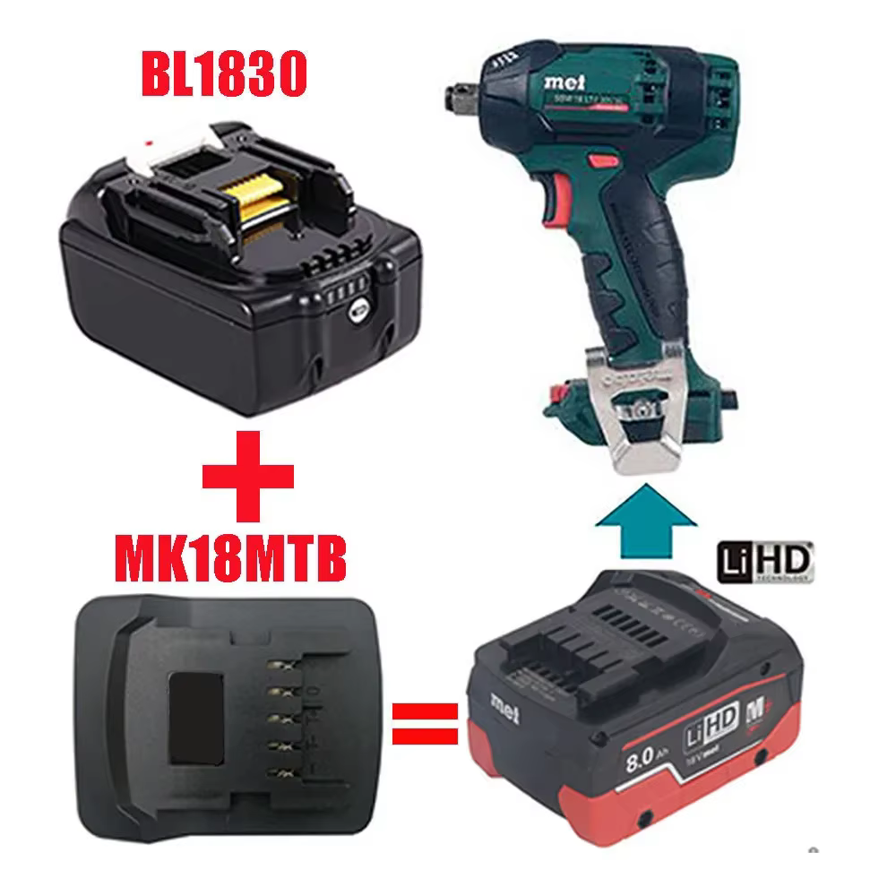 Adaptateur pour outil électrique Makita MK18MTB 18V Eddie Ion 24.com