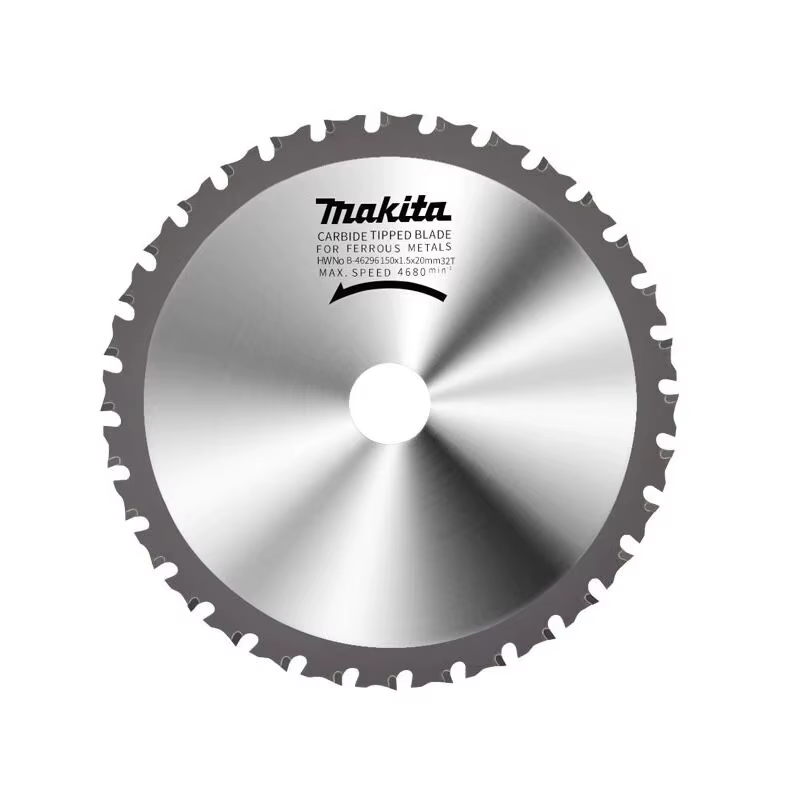 Lame de scie à métaux originale Makita B-46296, 150x20x32T, coupe rapide et lisse, accessoires pour outils de scie circulaire