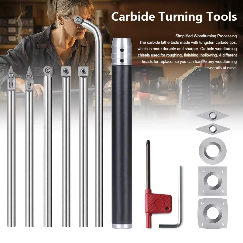 Carbure Bois Tour Outils de Tournage avec Insert Cutter pour le Travail