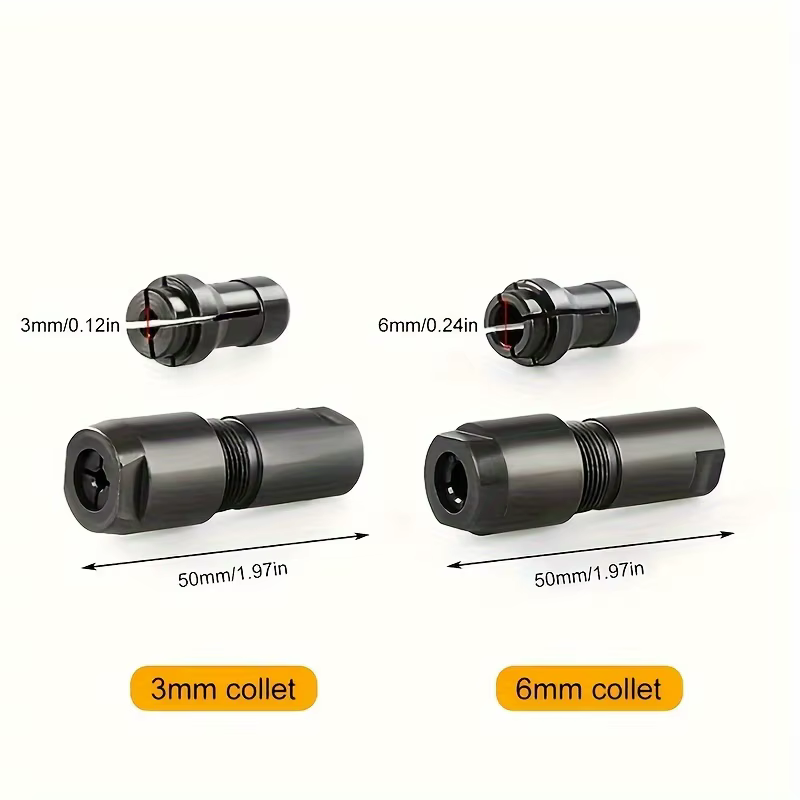 Adaptateur modifié pour meuleuse d'angle 3/6mm