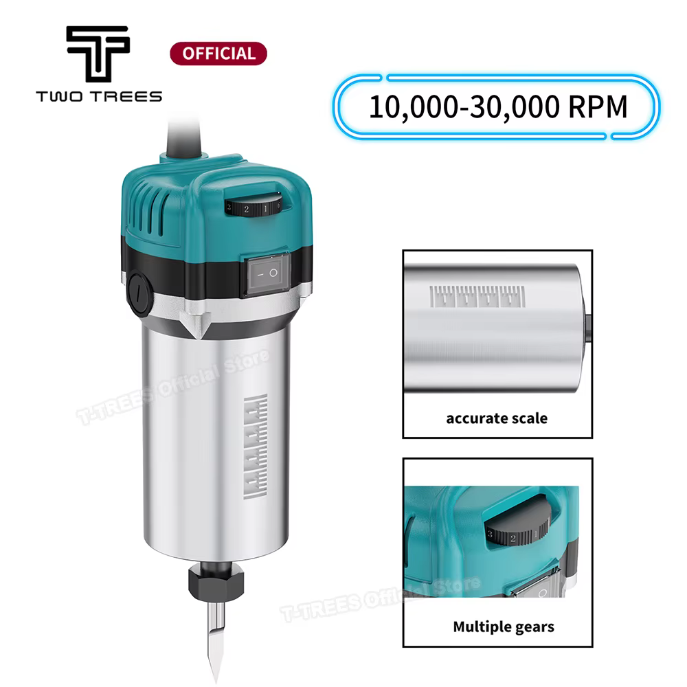 Twotrees 30000 tr/min bois routeur tondeuse Kit 800W broche pour CNC Machine TTC450 TTC450PRO graveur