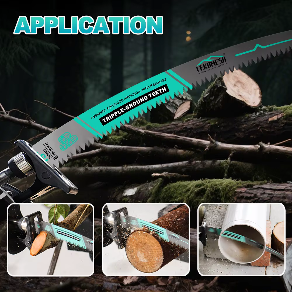 LEKOMESH Lame de scie sabre à dents pour la coupe de bois