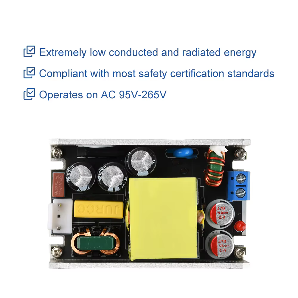 Carte d'alimentation GaN 100W AC 95-265V à DC 24V 4A 12V 8A