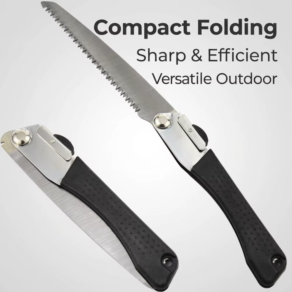 Scie à main pliante portable pour le camping en plein air
