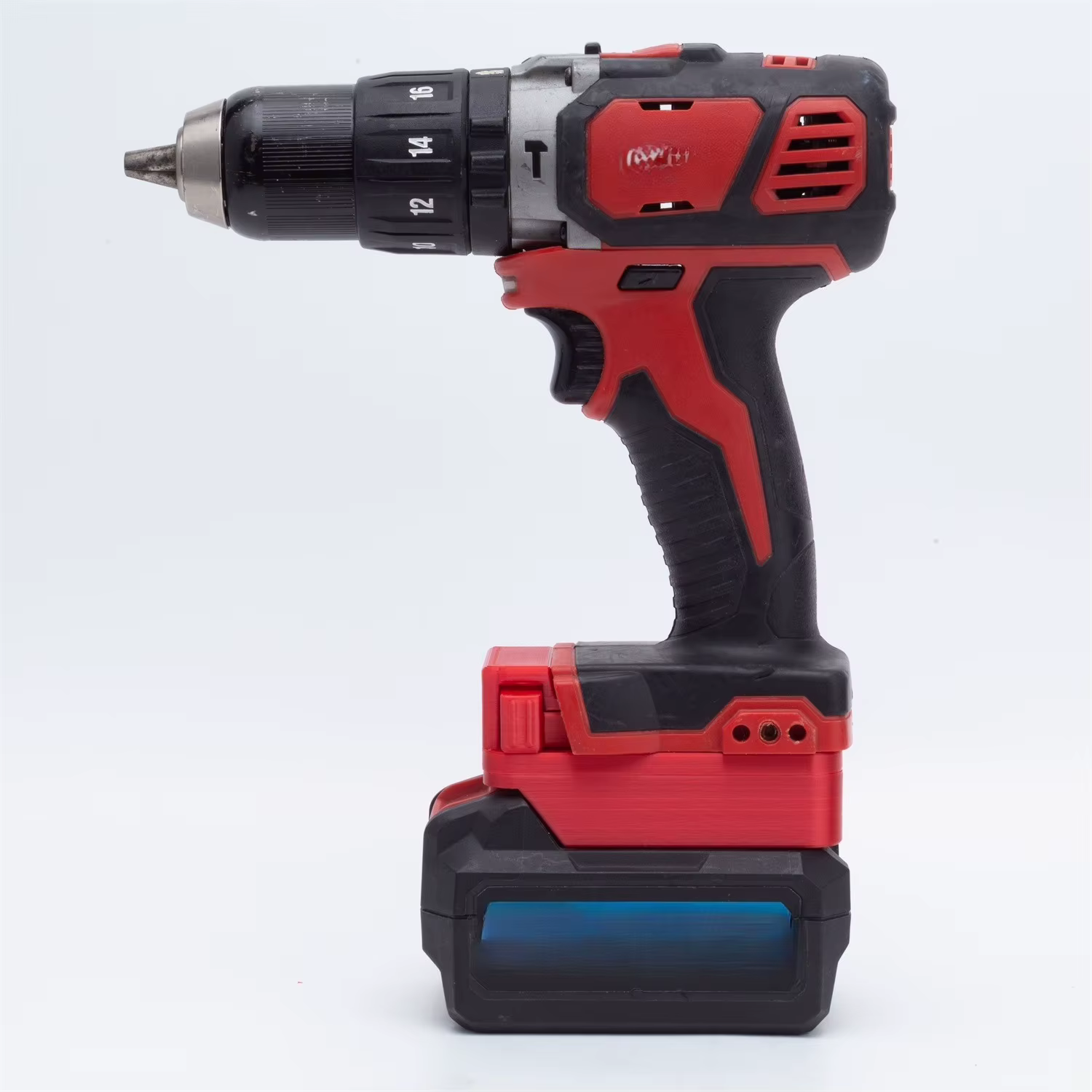 Adaptateur convertisseur pour batterie Erbauer 18V vers Milwaukee / Bosch / Dewalt /Makita / Parkside 20V Drill