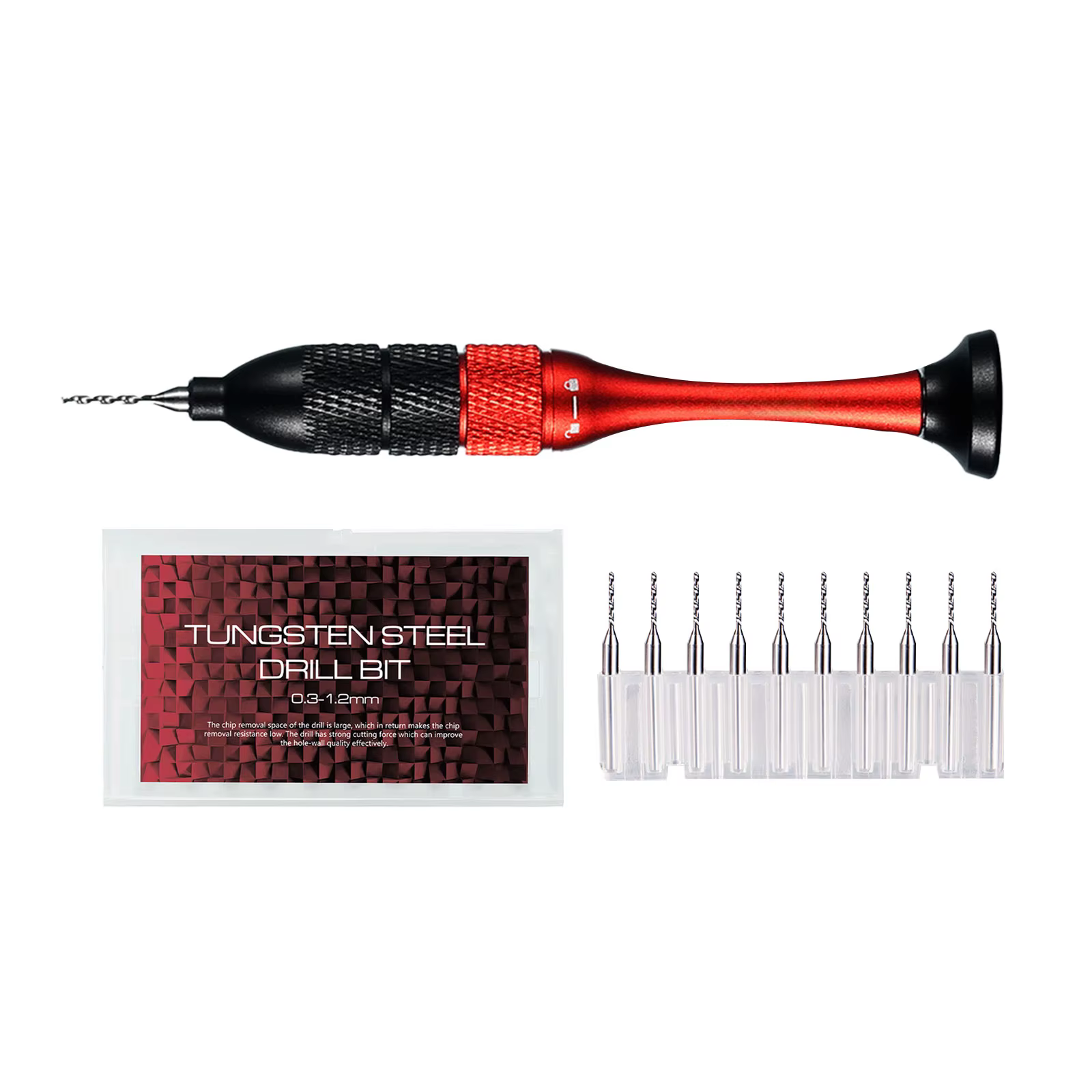 DSPIAE AT-SHD Précision Perceuse À Main Ensemble Pour Passe-Temps DIY Modèle Outil Exécutif En Alliage D'aluminium