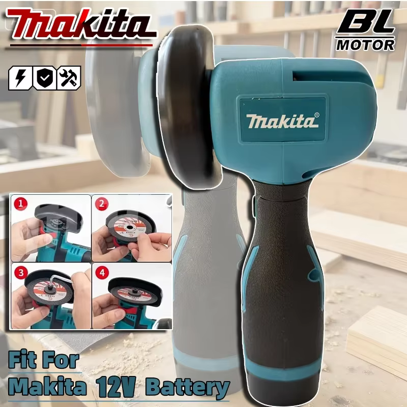 Mini-meuleuse d'angle rechargeable Makita 12V avec batterie