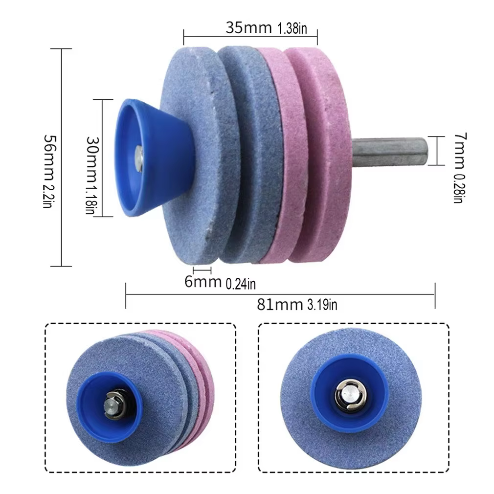 Affûteur de lames de perceuse rotative rapide pour tondeuse à gazon