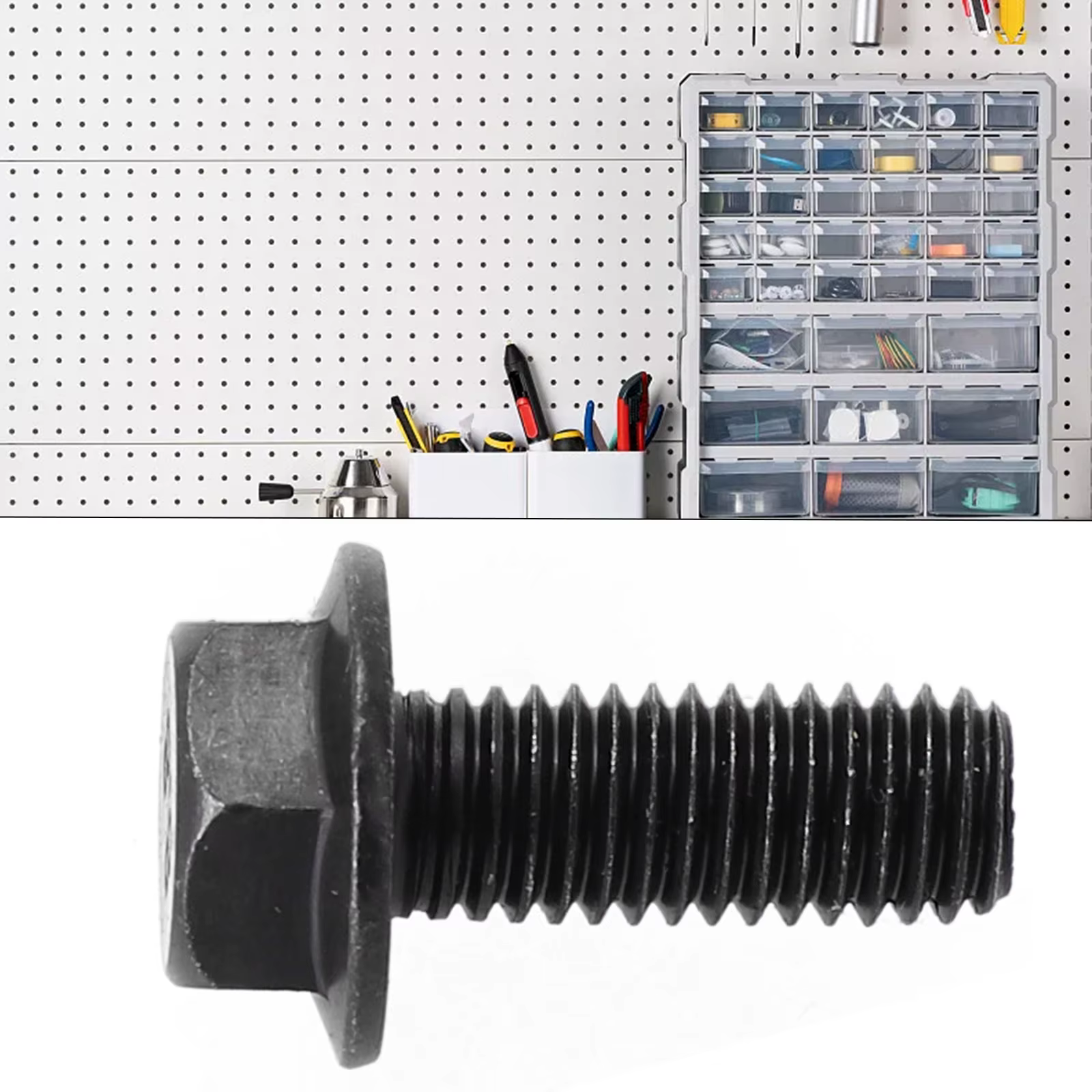 Boulon de lame de scie en métal M8 X 20mm, filetage gauche, bride à tête hexagonale pour Machine-outil de coupe, boulon de vis de lame de scie à onglet 1 pièce ﻿