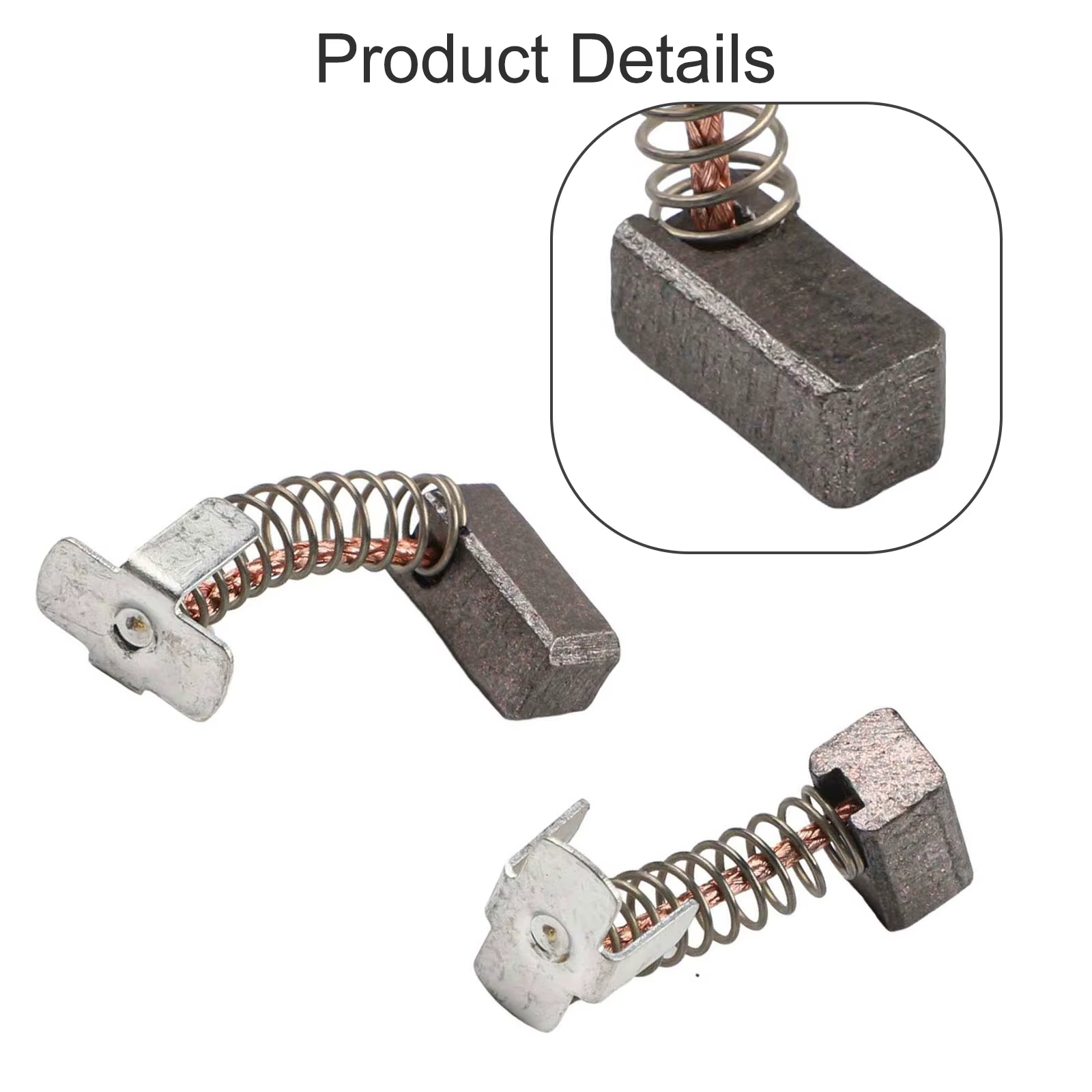 2 brosses en carbone BOS-2 609 199 169 5.8x6.1x12.1mm pour perceuses électriques Bosch GDS 18 V-LI 3 601 JA1 S00 3 601 JA1 S01