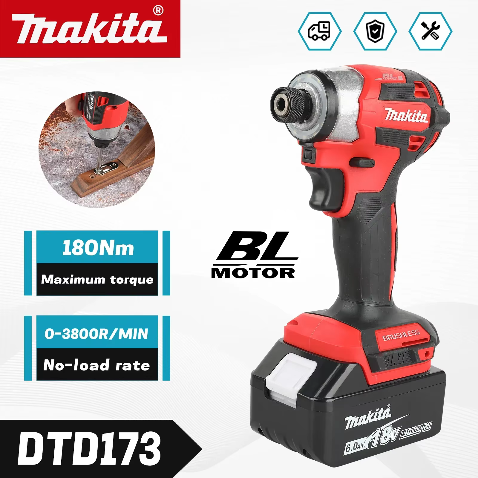 Perceuse à percussion sans fil Makita DTD173