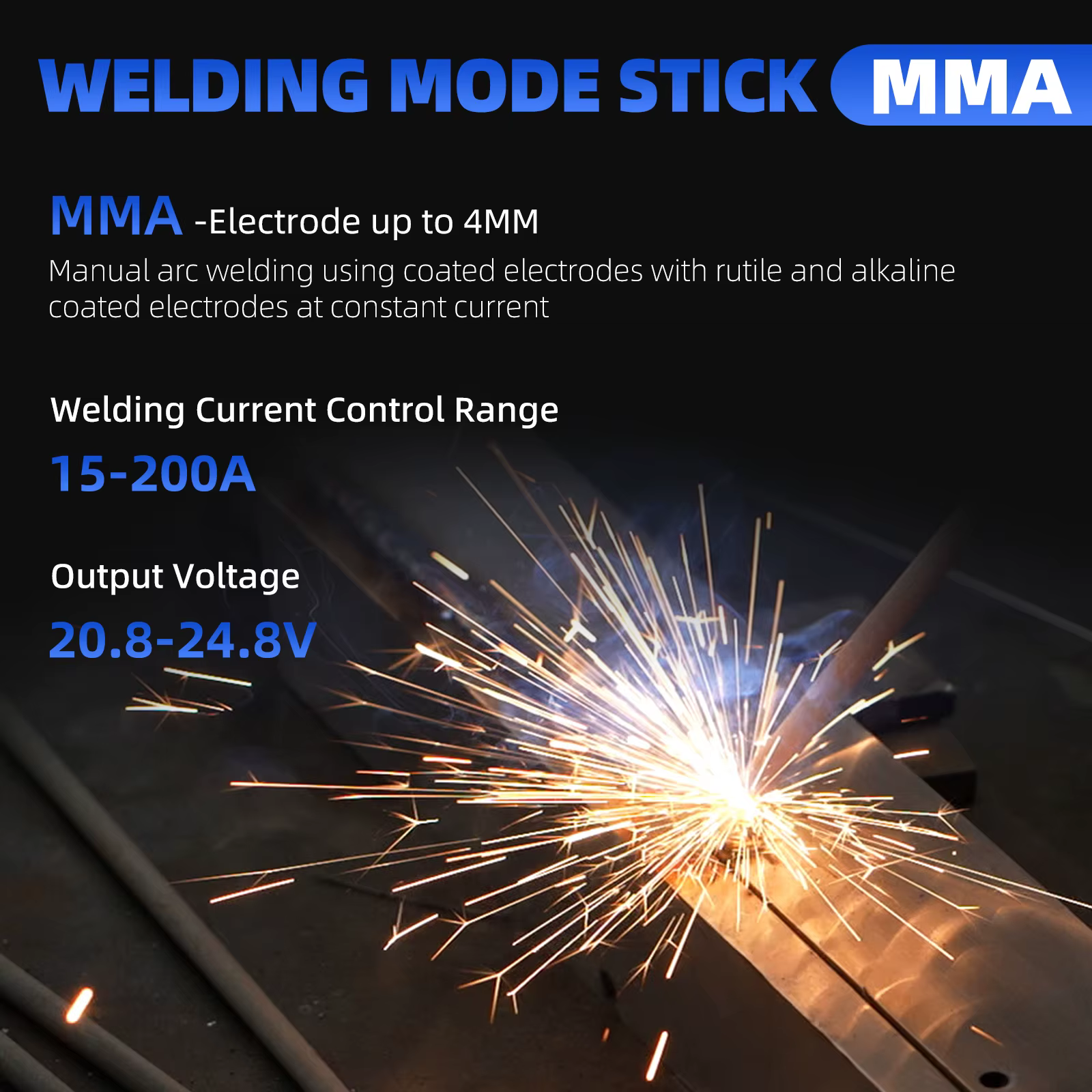 Viladepot 3 en 1 sans gaz soudeuse MIG MIG/MMA/ascenseur TIG MIG200 Machine à souder semi-automatique avec fil fourré