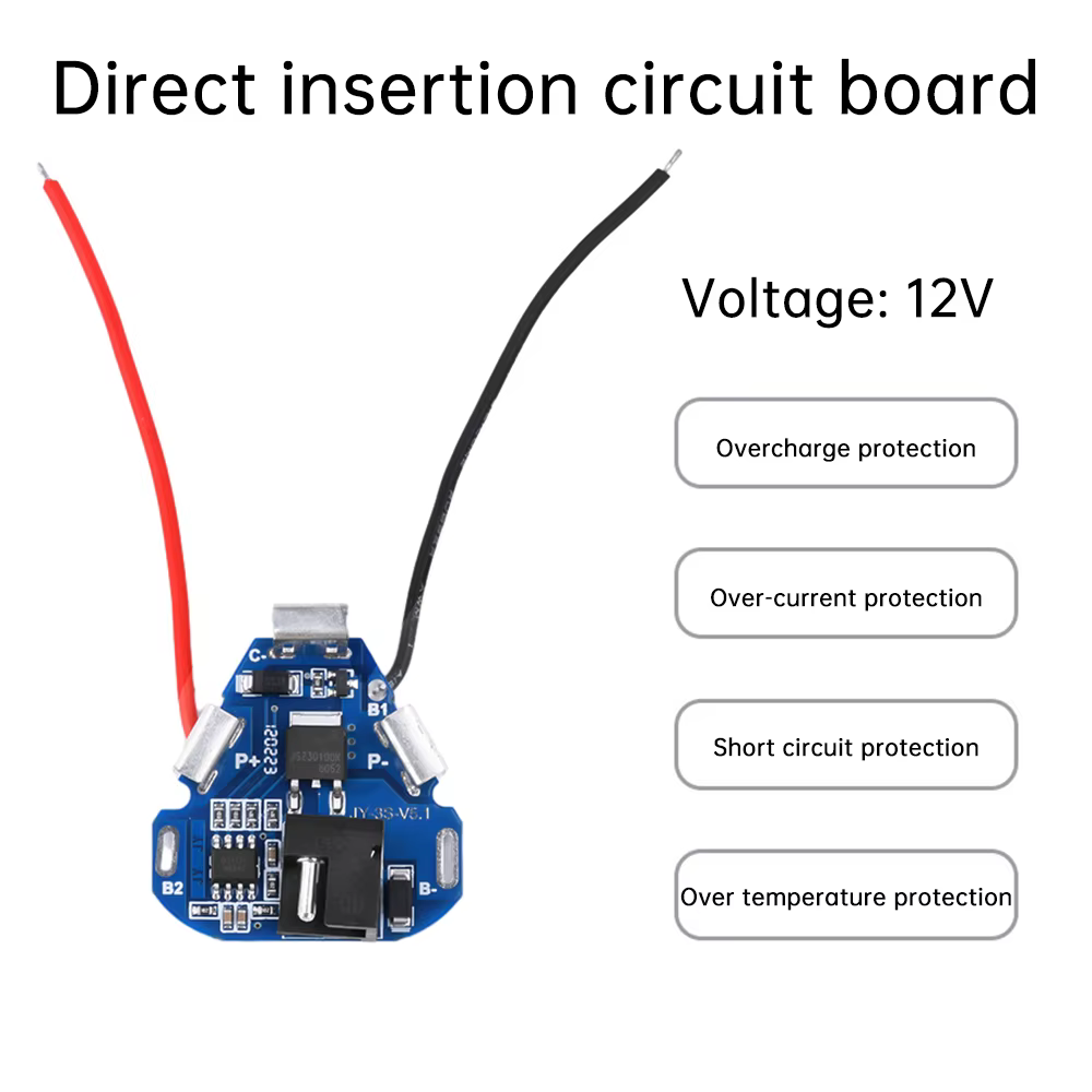 Kit de bricolage de batterie d'outils électriques enfichables 12V