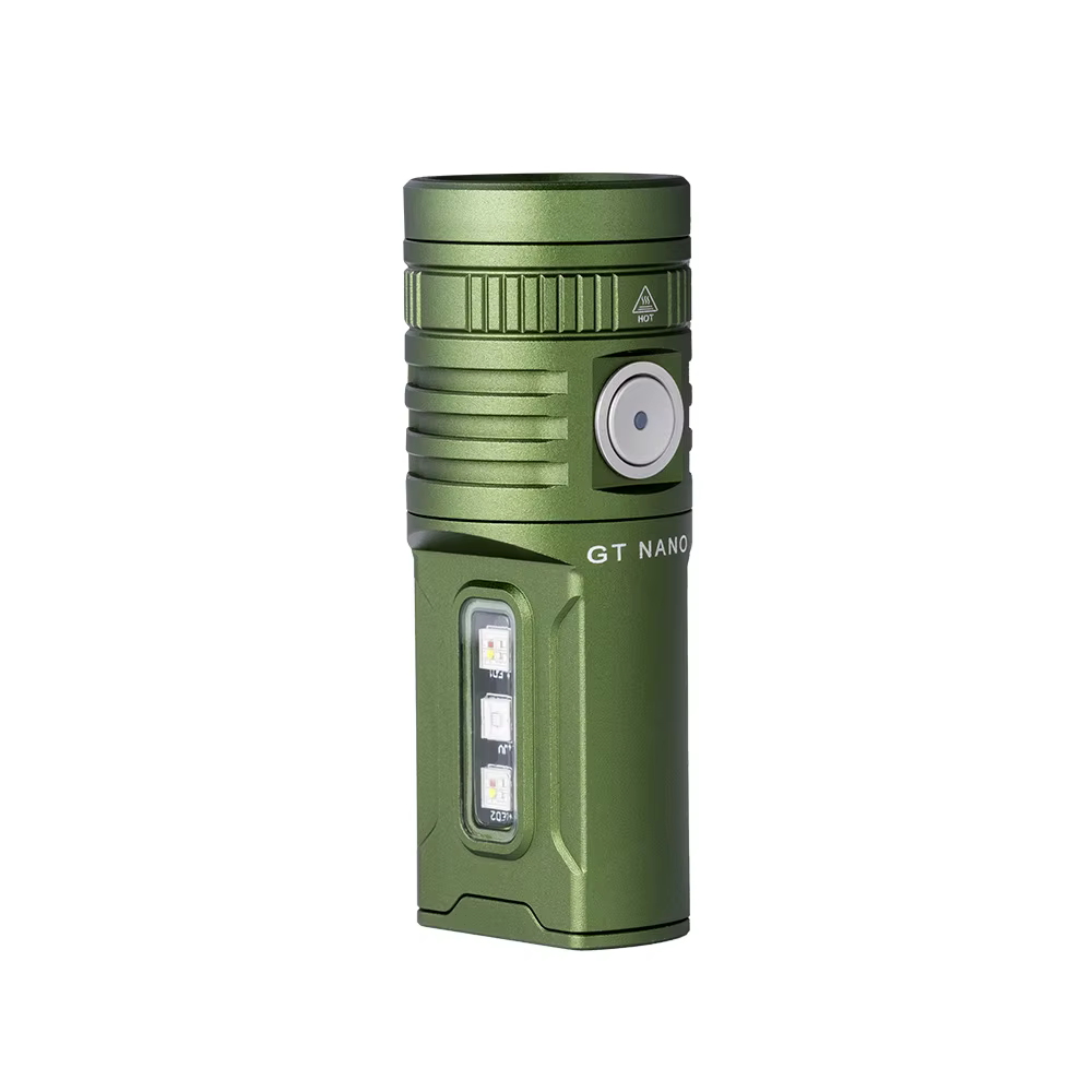 Mini lampe de poche multifonction avec LED UV RGB Lumintop GT NANO V6.0 720 lumens 410 mètres avec queue magnétique TYPE USB