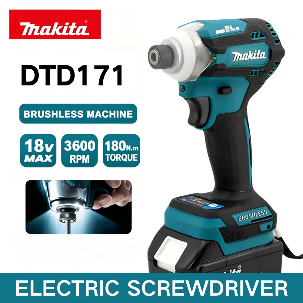 Makita DTD171 18V Visseuse à percussion 180N.m sans fil
