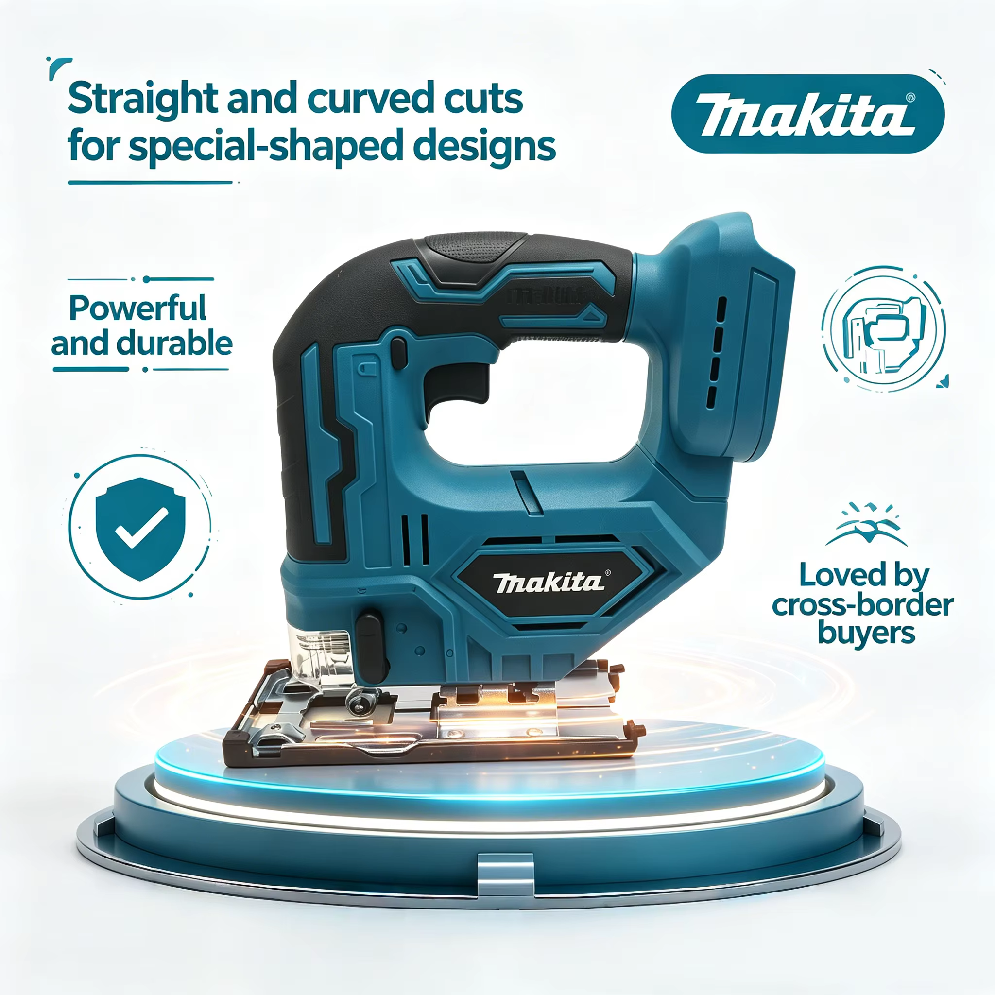 Scie sauteuse sans fil Makita 18V DJV182Z