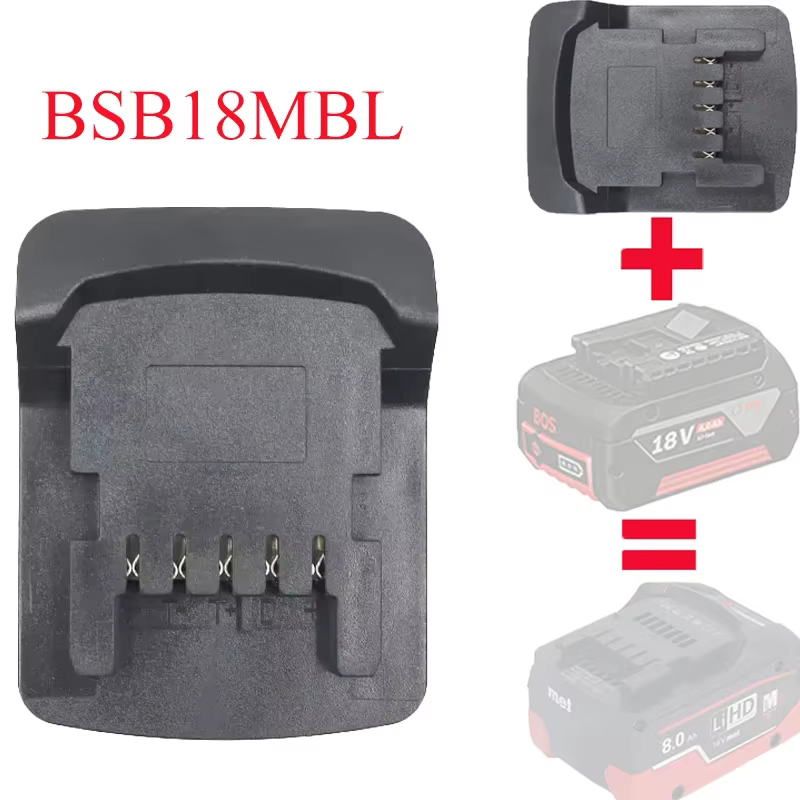 Convertisseur adaptateur de batterie BSB18MBL pour Batteries Lithium-ion Bosch 18V