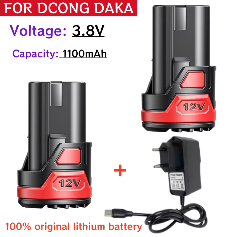 Nouvelle batterie rechargeable d'origine pour perceuse à main électrique DCONG DaKa