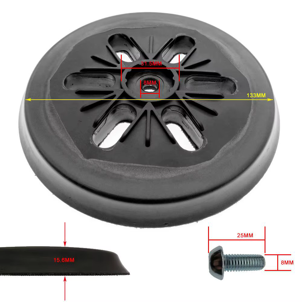 Plaque de support de tampon de ponçage pour ponceuse BOSwivel