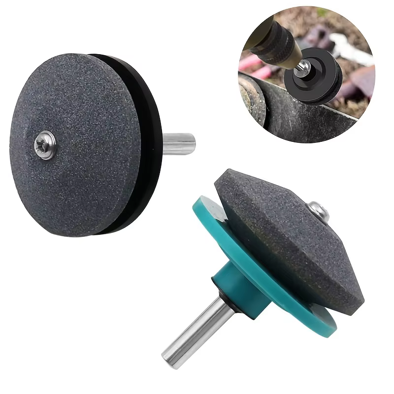 Affûtage simplifié : Affûteur électrique pour tondeuse à gazon avec tête de meulage résistante à l'usure et ponceuse à pierre à aiguiser