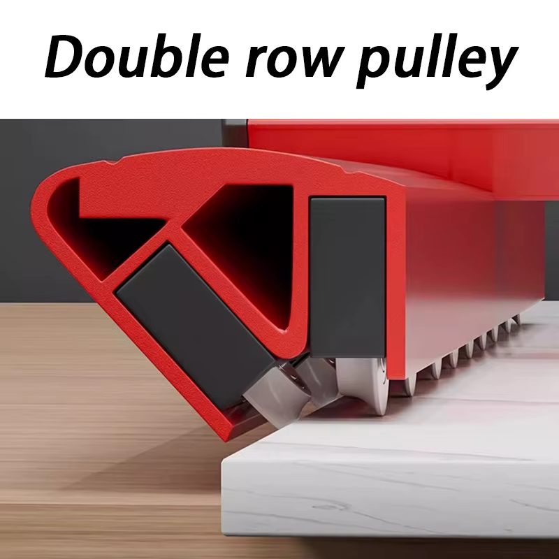 Poussoir manuel de carrelage en forme de T