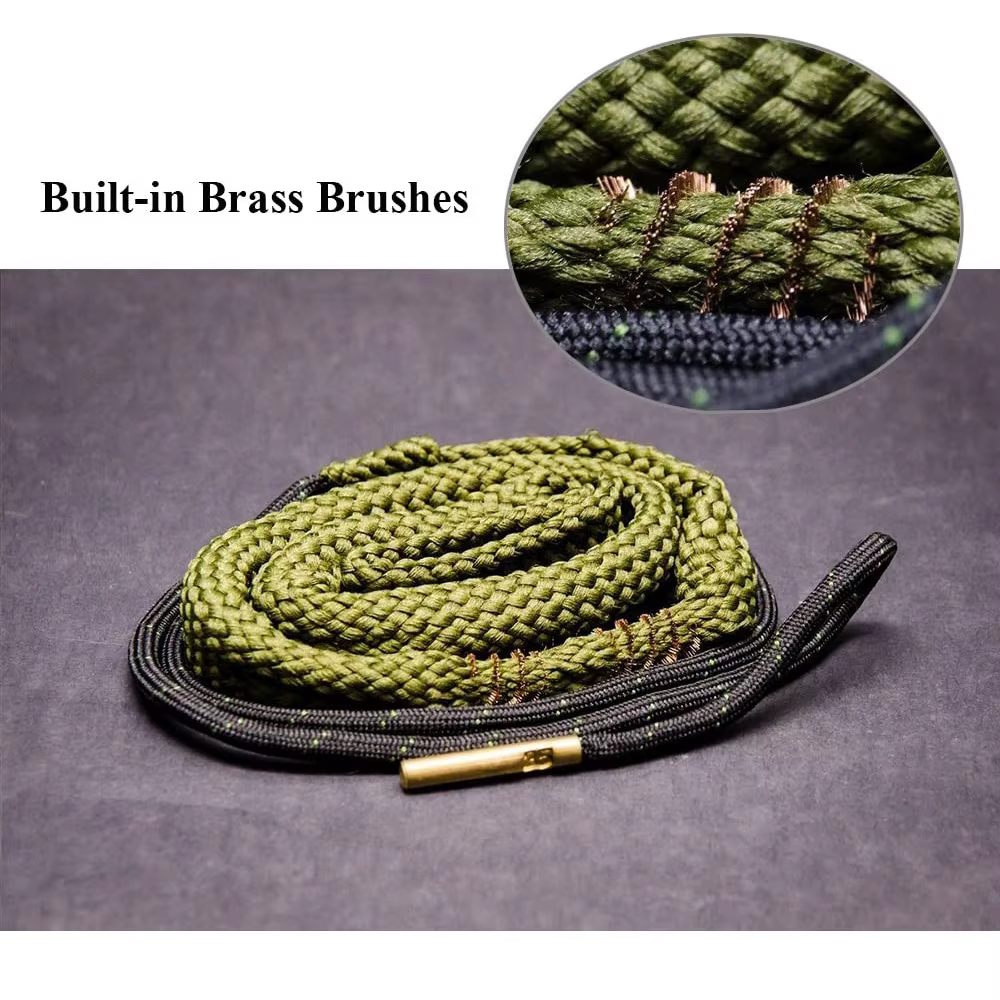 Kit de nettoyage de canon de fusil de chasse avec corde