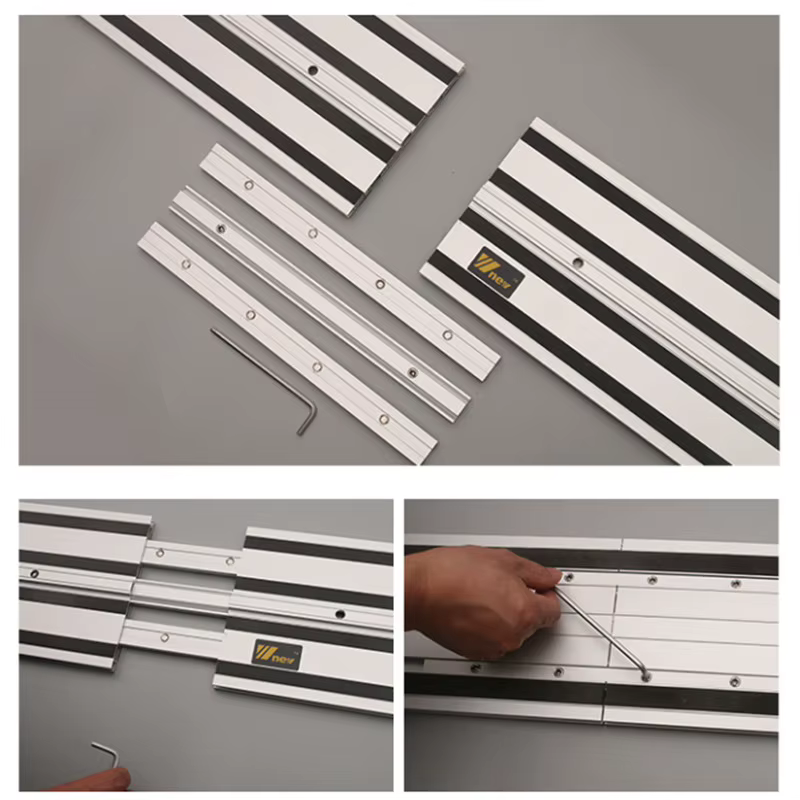 Rail de guidage à double couche pour scie circulaire électrique