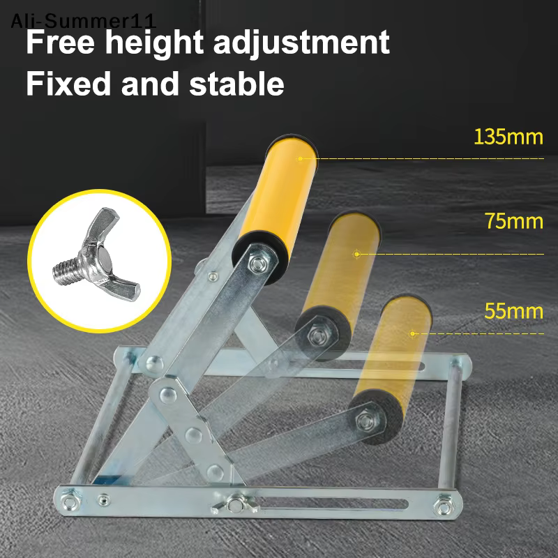 【A0】1 pièce Support à roulettes réglable en hauteur pour scie à table