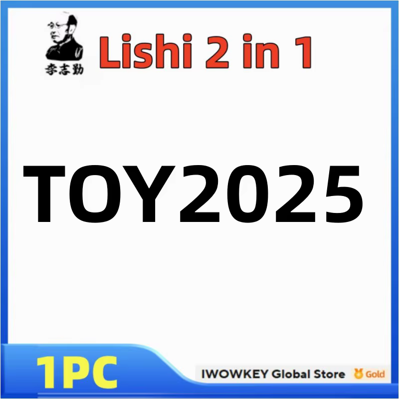 IWOWKEY Lishi Outil 2 en 1 TOY2025 TOY51 TOY2014 TOY43-ign TOY43AT-Ign TOY43R-ign TOY2018 TOY38R TOY40 TOY43 TOY43AT TOY43R