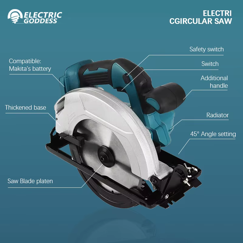 Makita – scie circulaire sans fil de 5/7 pouces