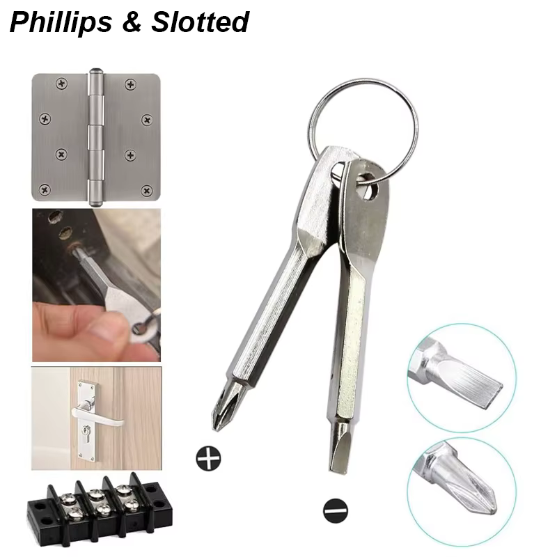 Jeu de tournevis à fente Phillips portables