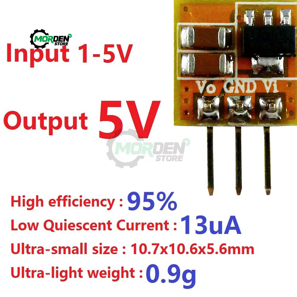 Convertisseur Boost 0.7-5V à 3V 3.3V 5V DC DC