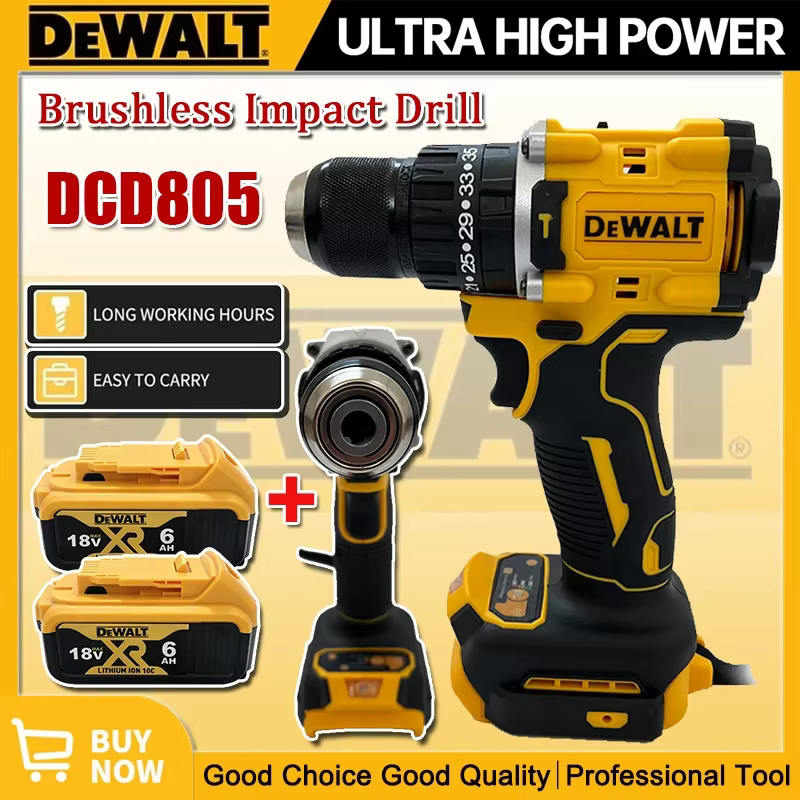 Perceuse à percussion sans fil DEWALT DCD805