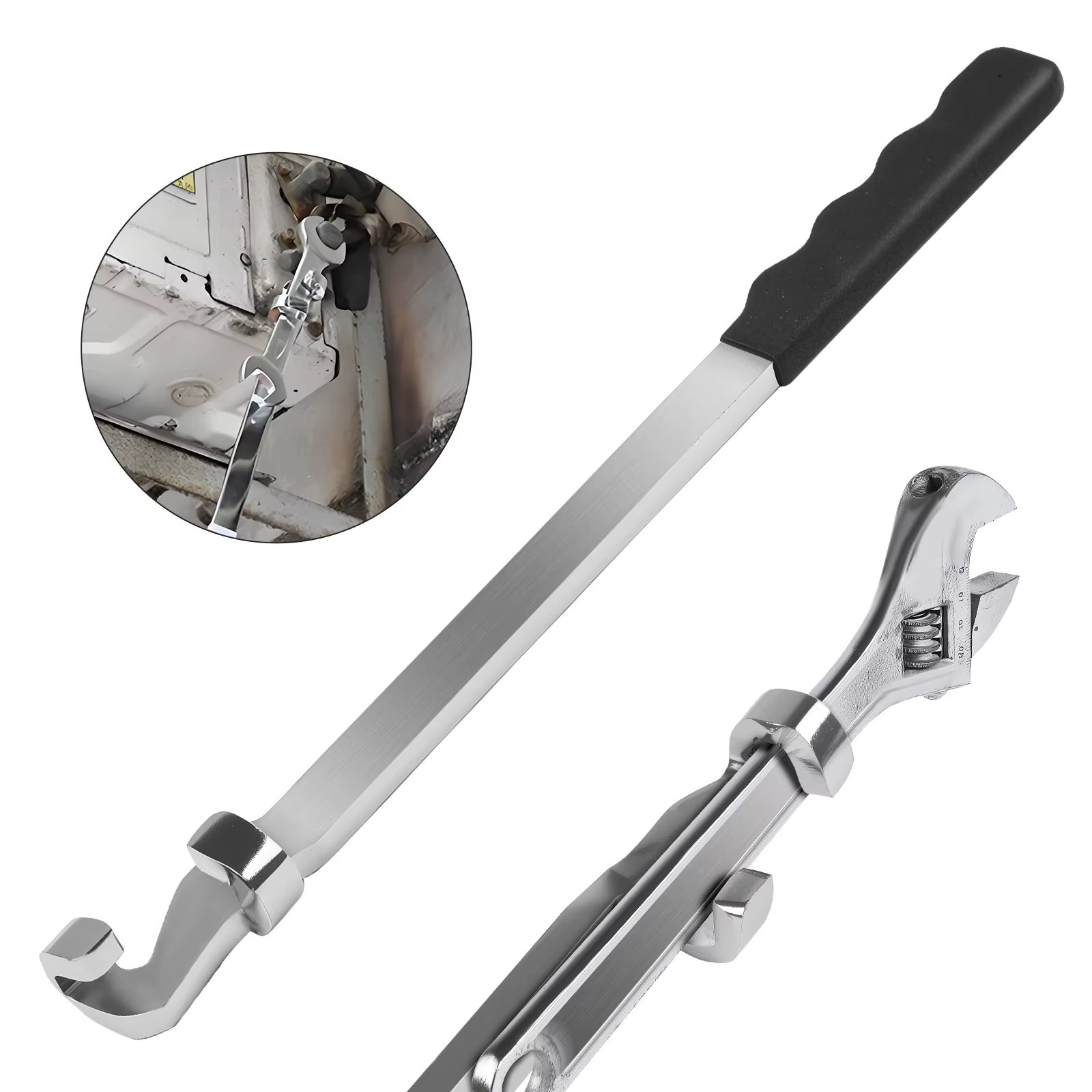 Barre d'extension universelle pour clé à molette