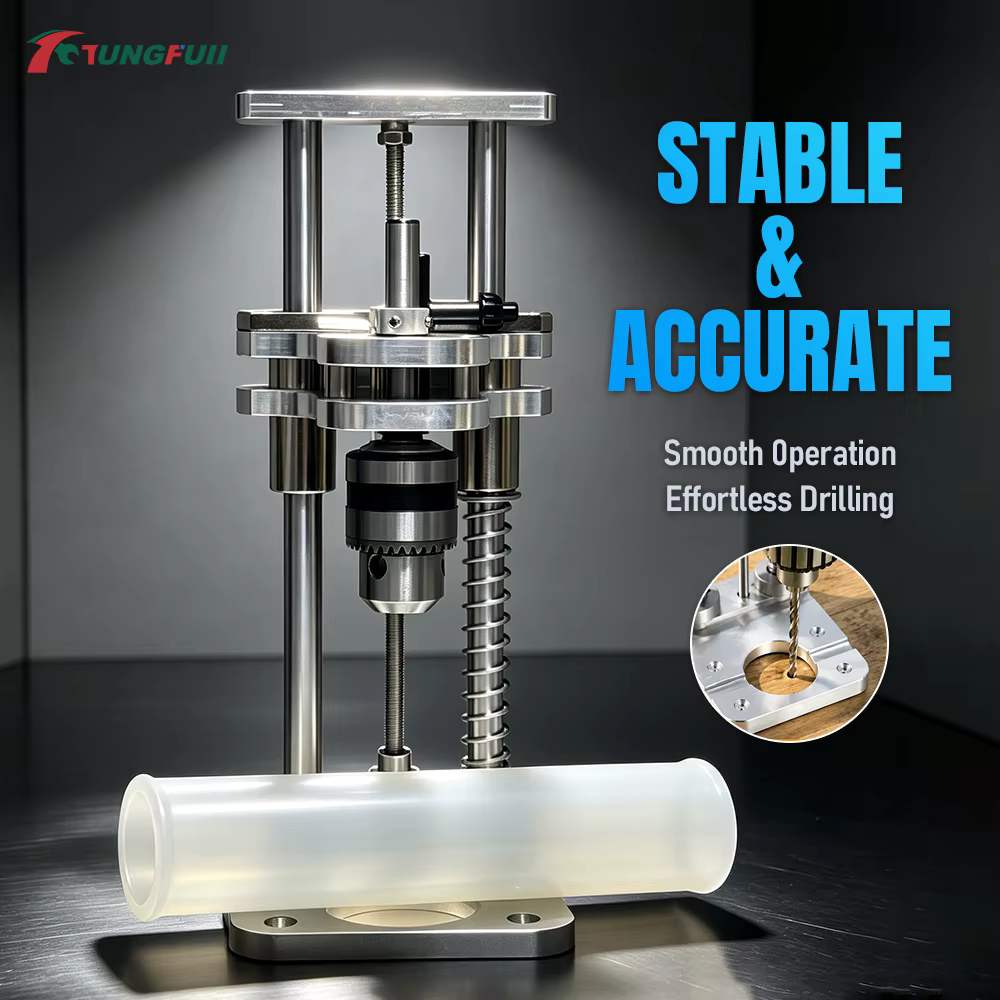 Support de fixation universel Tungfull pour perceuse à main avec amortisseur à ressort