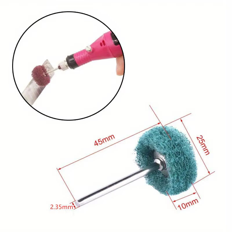 Mini perceuse, brosse Abrasive