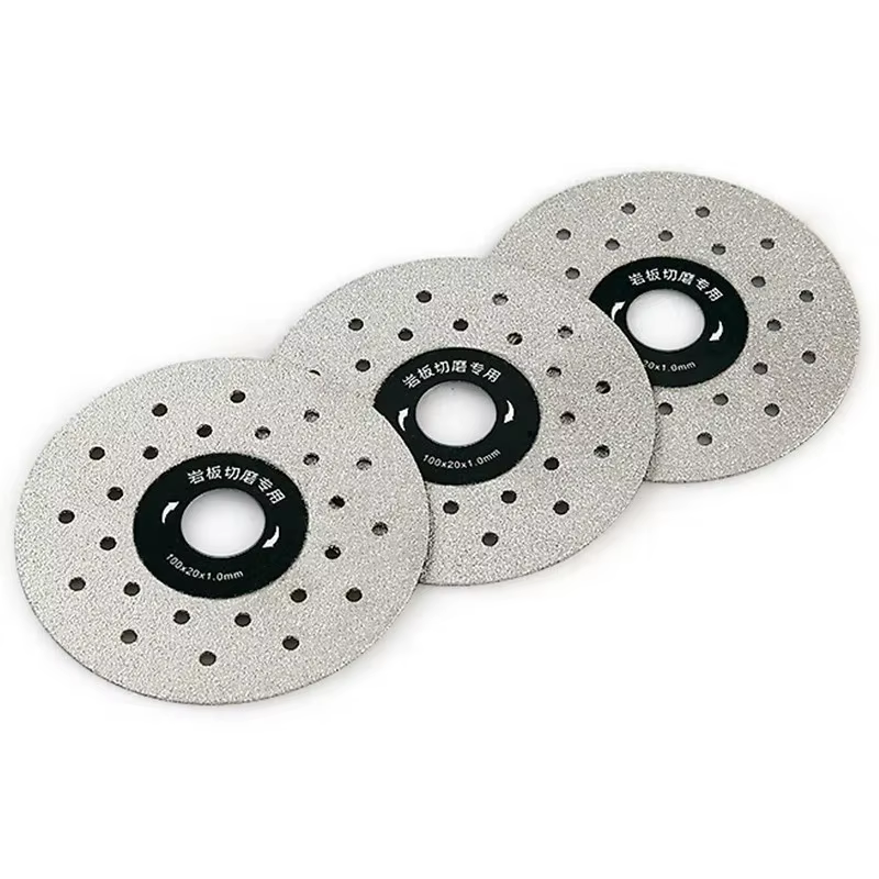 Disques de coupe à sec en diamant de 4 pouces