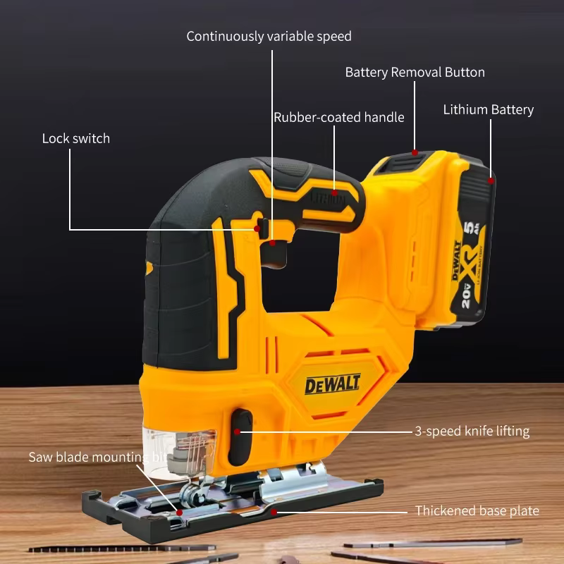Scie sauteuse sans fil Dewalt 3000 tr/min