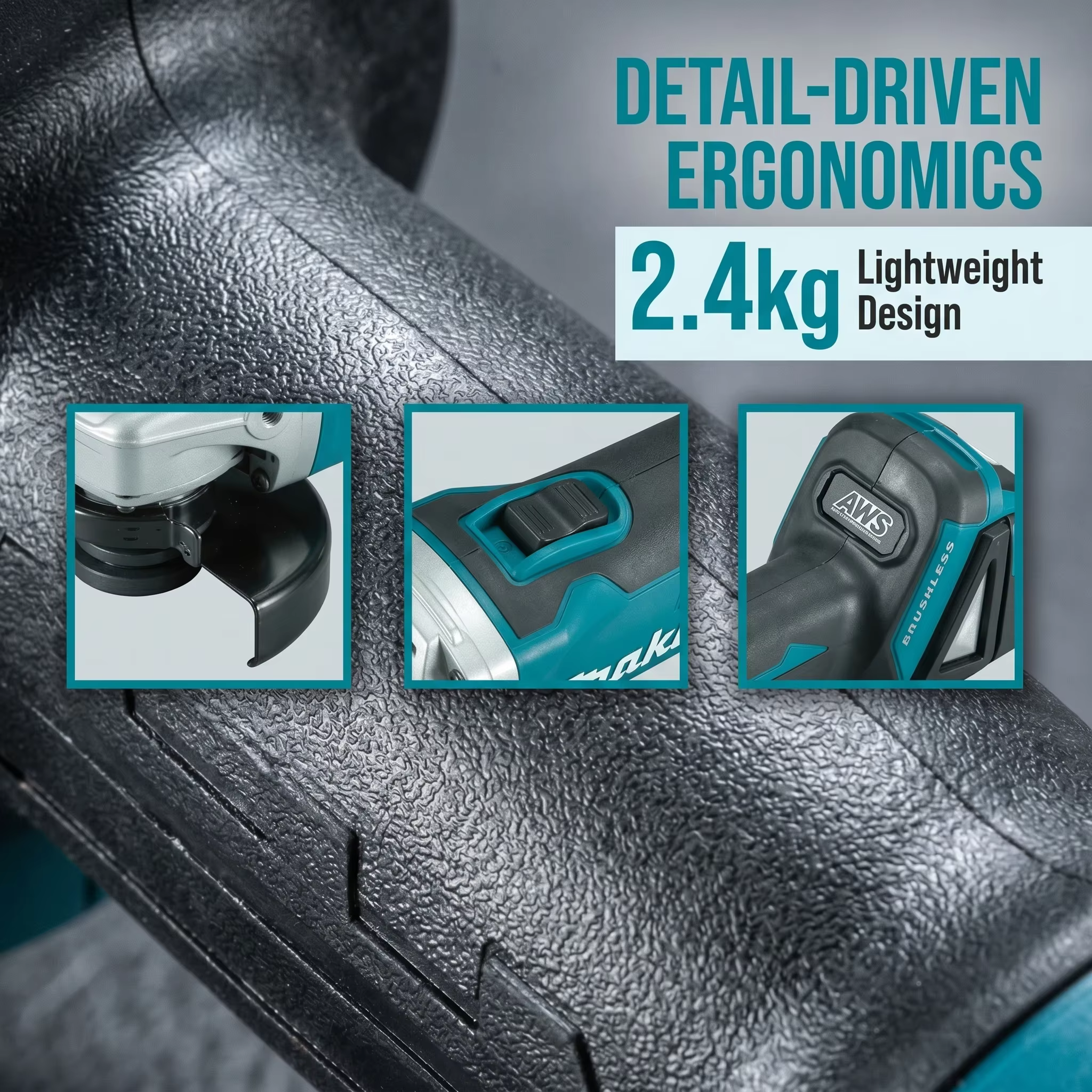 Makita DGA404 18V 100mm Outil de ponçage sans fil