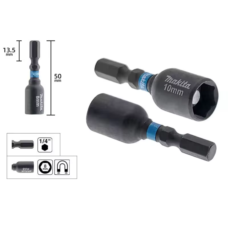 Makita Impact – série de manchons magnétiques noirs